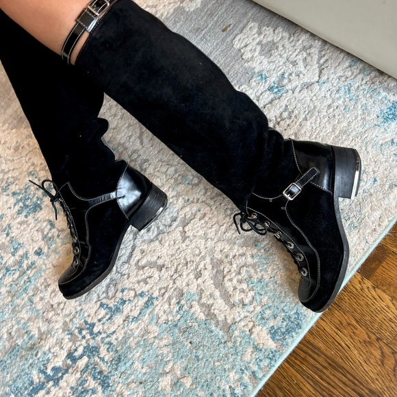 Givenchy vintage black suede riding boots with certificate of authentici… - Picture 3 of 16